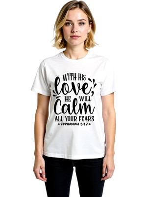 PayBuy Kadın Manevi Ilham Baskılı Tişört Spiritüel Mesajlı Retro Vintage Stil Rahat Kesim Günlük Modern