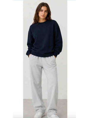 Kandemir Group Sweatshirt Yumuşak Dokulu Lacivert 3 Ip Şardonlu