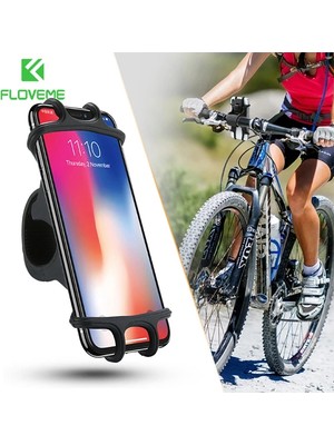 Ankaverse Floveme Universal Silikon Bisiklet Motosiklet Telefon TUTUCU-(5775)