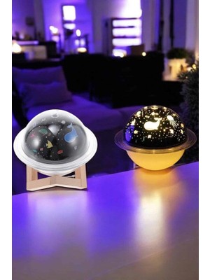 Ankaverse Hava Nemlendirici Masa ve Gece Lambası USB Projeksiyon Aromaterapi