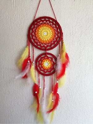 Grimsi Kırmızı 2li Dantel Desenli Tüylü Düş Kapanı