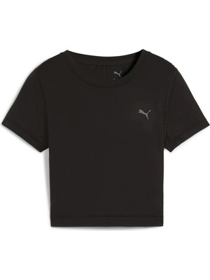 Puma Kadın / Kız Siyah Puma W Cloudspun Ss Twıst Tee Siyah Kadın T-Shirt