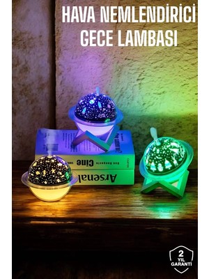 Ankaverse Hava Nemlendirici Masa ve Gece Lambası USB Projeksiyon Aromaterapi