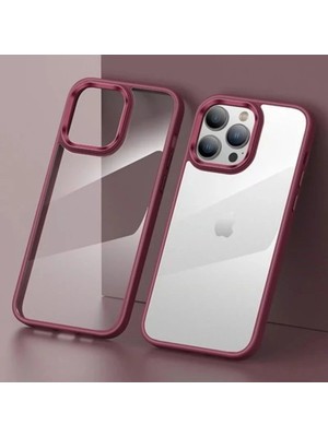 iPhone 13 Pro Max Kılıf Renkli Kamera Çerçeveli Silikon Esnek Şık Flora Kapak