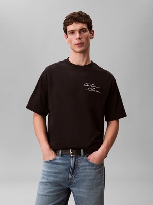 Calvin Klein Erkek Siyah Calvin Klein 16S Aprıl Graphıc Se, Ub1, S Siyah Erkek T-Shirt