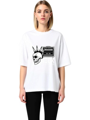 PayBuy Rock Festivali 1995 Retro Baskılı Kadın Oversize Tişört