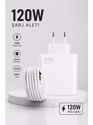 Ankaverse Turbo Hızlı Şarj Destekli 120W Usb-C Şarj Seti