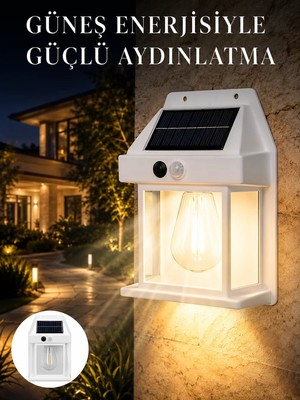 Ankaverse Sensörlü Solar LED Dış Duvar Aydınlatma Yeni Nesil