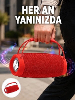 Ankaverse Tf Kart ve Aux Destekli Ipx6 Suya Dayanıklı Bluetooth Hoparlör Yeni Nesil
