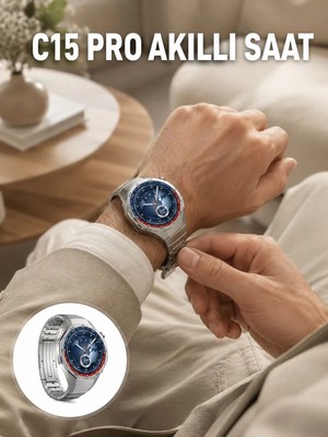 Ankaverse Dayanıklı Kordonlu Şarjlı Akıllı Saat Yeni Nesil