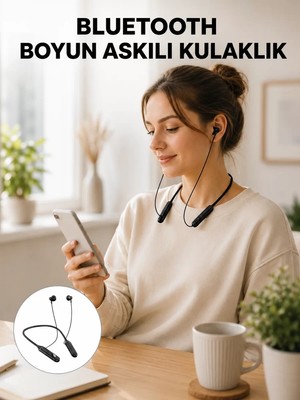 Ankaverse Ergonomik Tasarımlı Bluetooth Kulaklık – Gürültü Azaltmalı Manyetik Yeni Nesil