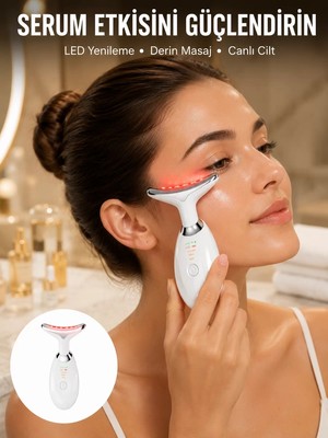 Ankaverse 7 Renkli LED Cilt Yenileyici Masaj ve Bakım Cihazı Yeni Nesil