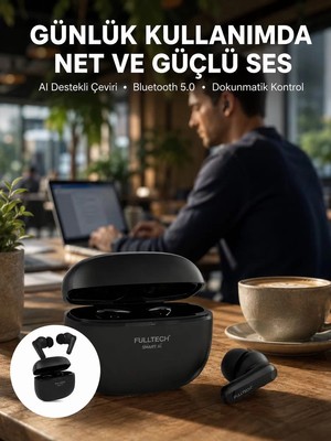 Ankaverse Akıllı Çeviri Destekli Bluetooth Kulaklık Profesyonel Ses Deneyimi Yeni Nesil