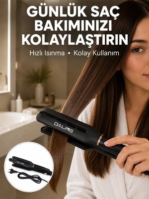Ankaverse Saç Düzleştirici 30 Saniyede Isınma Hafif ve Portatif Tasarım Yeni Nesil