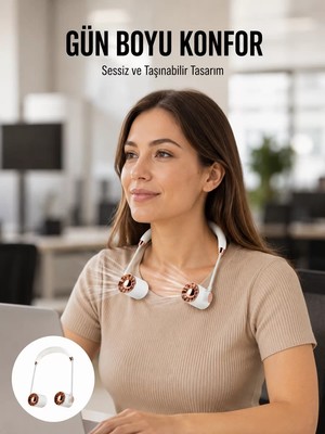 Ankaverse Katlanabilir Asılabilir Fan | USB Şarjlı 3 Vitesli Sessiz Mini Fan Yeni Nesil