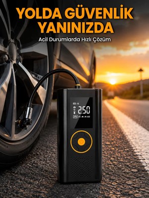 Ankaverse LED Ekranlı Akıllı Hava Kompresörü Hassas Basınç Kontrolü Yeni Nesil
