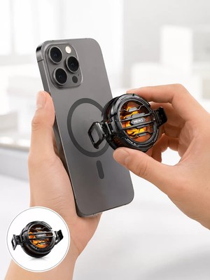 Ankaverse Mıknatıslı ve Aparatlı Montajlı Soğutucu Fan | Her Cihaza Uyumlu | LED Göstergeli Yeni Nesil