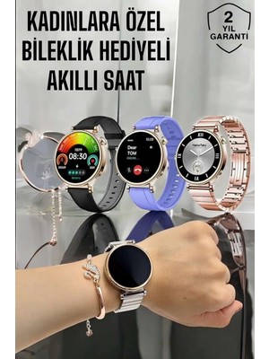 Ankaverse Akıllı Saat Kadınlara Özel Arama Cevaplayan Bluetooth Bağlantılı