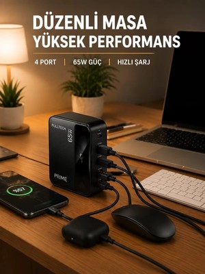 Ankaverse Usb-A ve Usb-C Girişli Çoklu Şarj Cihazı