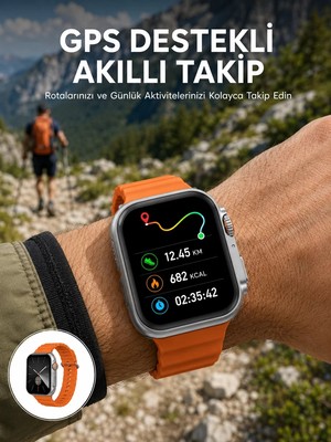 Ankaverse Yeni Nesil Çağrı Cevaplayabilen 47 mm Titreşimli Çok Fonksiyonlu Akıllı Saat Yeni Nesil