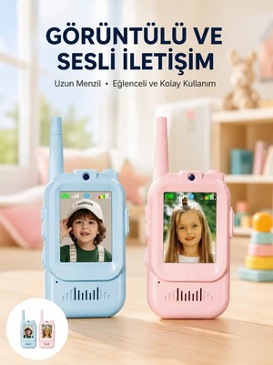 Ankaverse Uzun Menzilli Video Walkie Talkie Eğitici ve Eğlenceli Oyuncak