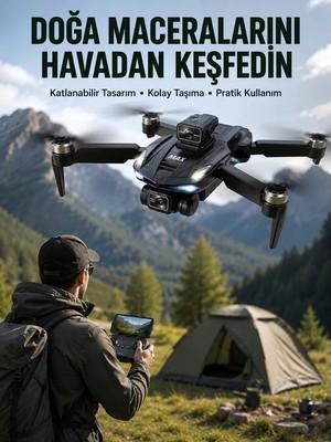 Ankaverse Canlı Görüntü Aktarımlı Çift Kameralı Uzaktan Kumandalı Drone