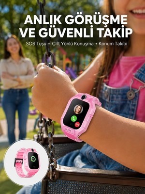 Ankaverse S10 Çocuk Takip Saati Güvenli Alan Uyarısı ve Sesli Mesaj Yeni Nesil