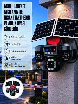 Ankaverse Aov Sürekli Kayıt Destekli 4g Dış Ortam Güvenlik Kamerası