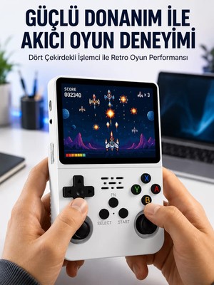 Ankaverse Retro El Konsolu 64 GB – 15.000 Oyun Geniş Platform Desteği 3.5” IPS Ekran Yeni Nesil