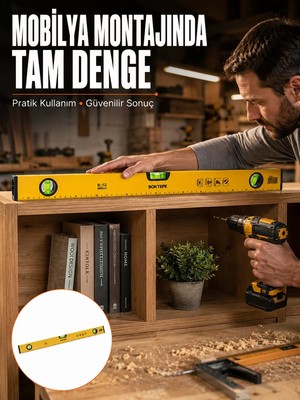 Ankaverse Profesyonel 600 mm Su Terazisi Duvar ve Montaj Işleri Için Yeni Nesil