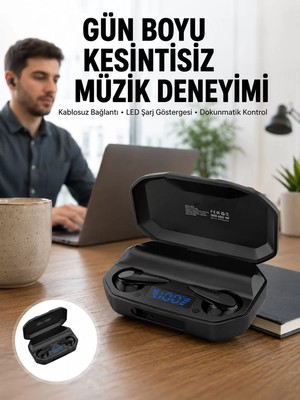 Ankaverse Gaming Kulaklık Bluetooth 5.2 Kablosuz Kulakiçi Rgb Işıklı Çift Mikrofonlu Yeni Nesil