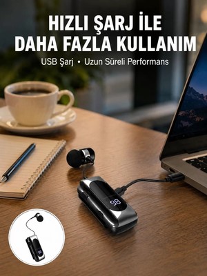 Ankaverse Uzun Pil Ömürlü Kablosuz Kulaklık – 25 Saat Konuşma ve Müzik Süresi Yeni Nesil