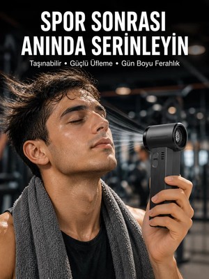 Ankaverse Taşınabilir Şarjlı Güçlü Hava Üfleme Aleti Çok Yönlü Kullanım Yeni Nesil