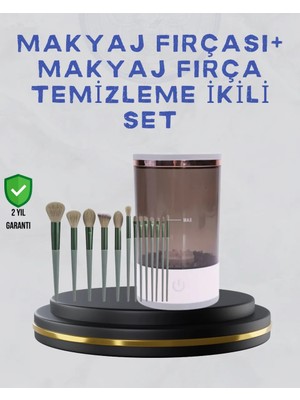 Ankaverse Makyaj Fırçası ve Elektrikli Fırça Temizleyici Kampanya Paketi