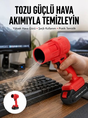 Ankaverse Güçlü Motorlu Elektrikli Toz Alma ve Temizleme Aleti Yeni Nesil