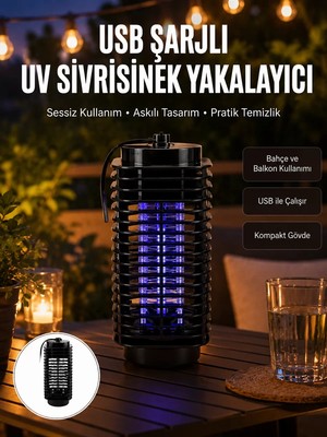 Ankaverse Çevre Dostu Elektrikli Sivrisinek Öldürücü Lamba – 50M² Etki Alanı Yeni Nesil