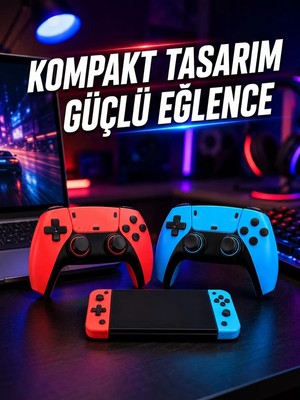 Ankaverse Kablosuz Retro Oyun Konsolu HDMI Tv Bağlantılı Çift Gamepad Seti
