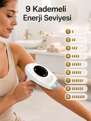 Ankaverse LCD Ekranlı Profesyonel Ipl Epilasyon Cihazı