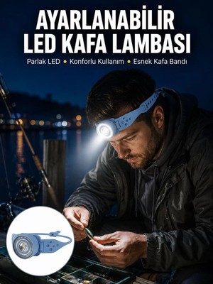 Ankaverse Kampçı Kafa Lambası Su Geçirmez Çok Modlu LED Yeni Nesil