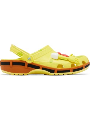 Crocs Classic Clog Spongebob Squarepants Sarı Eva Malzemeden Günlük Kullanım Için Rahat Terlik