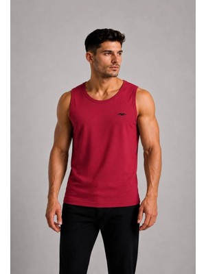 Axxel Erkek Kırmızı Askılı Atlet T-SHIRT-D235