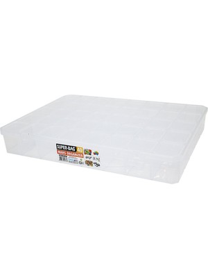 Go İthalat Mars 40 Bölmeli Şeffaf Organizer Box 39X30X55CM (5297)