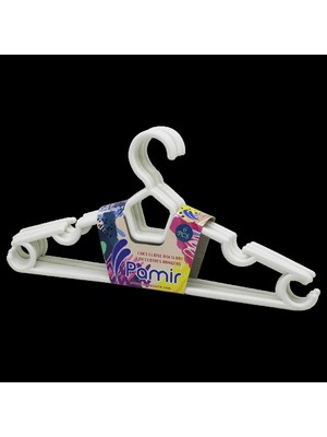 Hace Bazaar 6 Parça  Plastik Karizma Elbise Askı (4887)