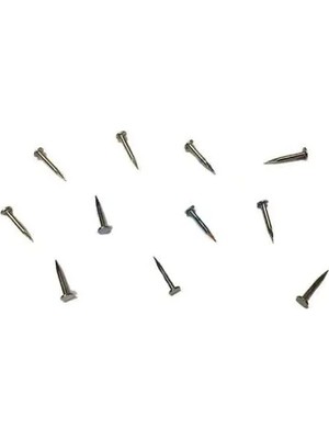 Mudanis Klips, Menteşe, Ayağı Çivisi 9mm Çelik - Nikel 10GR