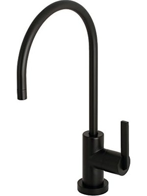 Canarino Brass KS8190CTL Kontinental Su Filtrasyon Bataryası, 13,7 cm Ağız Erişiminde, Mat Siyah