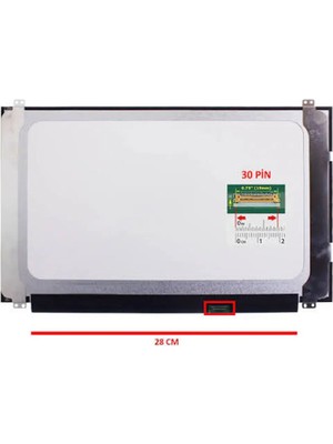 Joyy Asus R510ZE 15.6 Inç 1366X768 30 Pin 350MM Notebook Laptop LCD LED Ekran