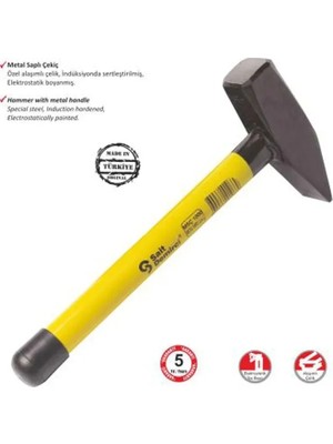 Mudanis Metal Saplı Çekiç 1000 gr