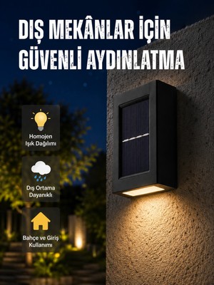 Epilons Bahçe ve Balkon Için Güneş Enerjili Lamba Yeni Nesil
