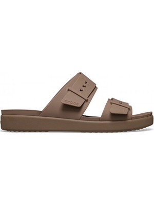 Crocs Brooklyn Buckle Low Low Kadin Kahverengi Terlik 211215-2Q9