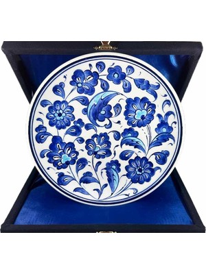 Çini Evi Iznik Çini Tabak  Geleneksel Hatayi Desenli 18 cm